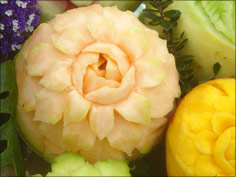 Image of carved fruit