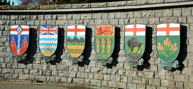 image of several coat of arms
