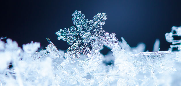 image of snowflake crystals