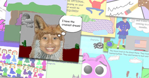 image of digital storytelling projects from primary classrooms
