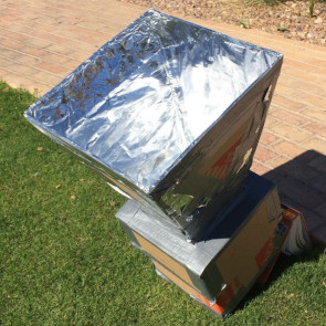 image of student-created solar oven