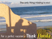 Florida Beach Travel Advertisement - Ocean View